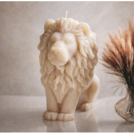 Löwen Kerze