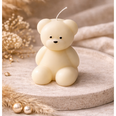 Teddybär Kerze