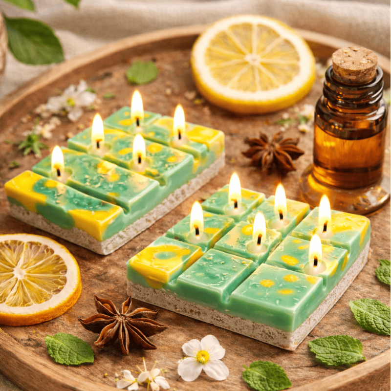 Schokoladenform Kerze