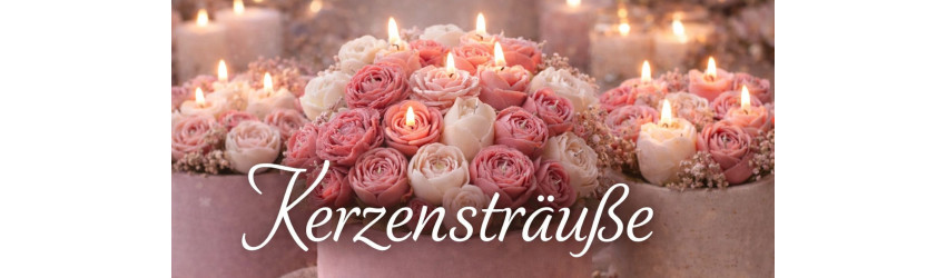 Kerzensträuße aus Wachs – Handgemachte Blumenkerzen kaufen